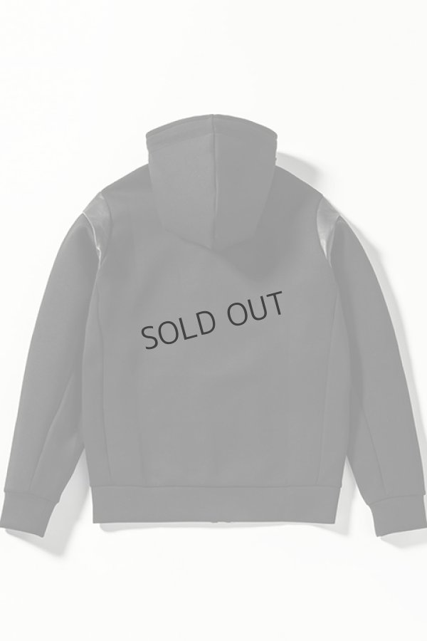 画像9: {SOLD}1piu1uguale3 RELAX ウノピゥウノウグァーレトレ リラックス レザーラインポンチパーカー{-BDA} (9)