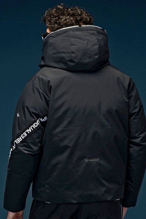 画像4: 【 30%OFF セール49,500円→34,650円】 1piu1uguale3 RELAX ウノピゥウノウグァーレトレ リラックス × +phenix(ウノピゥウノウグァーレトレ リラックス)ダウンジャケット WINDSTOPPER プロダクト by GORE-TEX LABS /ウィンドストッパー/ゴアテックス{-BDA} (4)