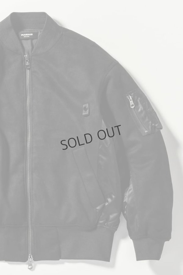 画像9: {SOLD}1piu1uguale3 RELAX ウノピゥウノウグァーレトレ リラックス スウェードパデッドブルゾン{-BDA} (9)