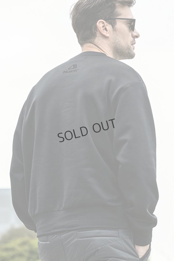 画像3: {SOLD}1piu1uguale3 RELAX ウノピゥウノウグァーレトレ リラックス ポーラテック縦ロゴプルオーバー{-BDA} (3)