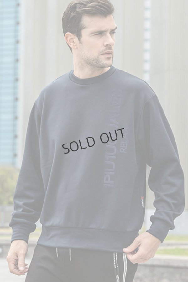 画像1: {SOLD}1piu1uguale3 RELAX ウノピゥウノウグァーレトレ リラックス ポーラテック縦ロゴプルオーバー{-BDA} (1)