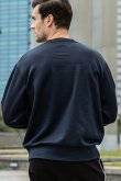 画像3: 【 30%OFF セール14,960円→10,472円】 1piu1uguale3 RELAX ウノピゥウノウグァーレトレ リラックス ポーラテック縦ロゴプルオーバー{-BDA} (3)