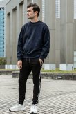 画像5: 【 30%OFF セール14,960円→10,472円】 1piu1uguale3 RELAX ウノピゥウノウグァーレトレ リラックス ポーラテック縦ロゴプルオーバー{-BDA} (5)