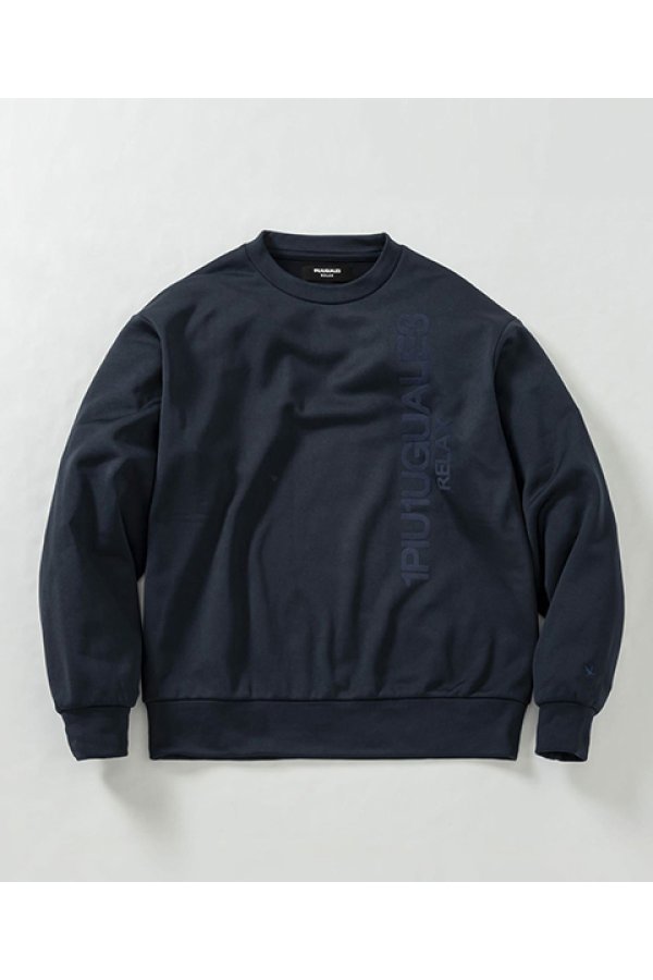 画像6: 【 30%OFF セール14,960円→10,472円】 1piu1uguale3 RELAX ウノピゥウノウグァーレトレ リラックス ポーラテック縦ロゴプルオーバー{-BDA} (6)