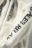 画像14: {SOLD}1piu1uguale3 RELAX ウノピゥウノウグァーレトレ リラックス ワイドスピンドル袖ロゴファーブルゾン{-BDA} (14)