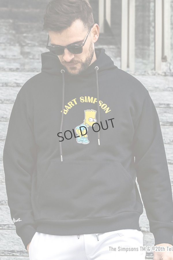 画像1: {SOLD}1piu1uguale3 RELAX ウノピゥウノウグァーレトレ リラックス /The Simpsons/バート・シンプソン/フーディー{-BES} (1)