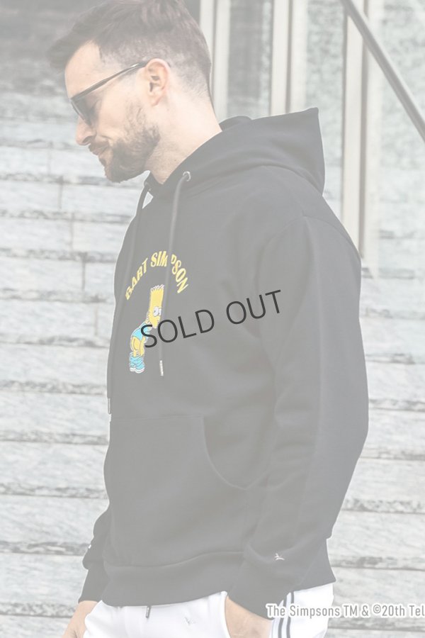 画像2: {SOLD}1piu1uguale3 RELAX ウノピゥウノウグァーレトレ リラックス /The Simpsons/バート・シンプソン/フーディー{-BES} (2)
