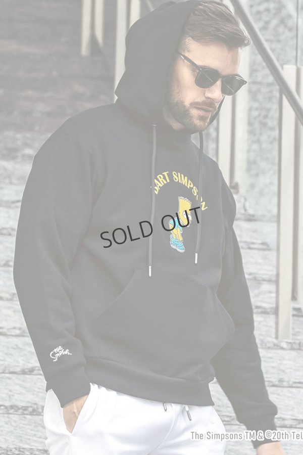 画像4: {SOLD}1piu1uguale3 RELAX ウノピゥウノウグァーレトレ リラックス /The Simpsons/バート・シンプソン/フーディー{-BES} (4)