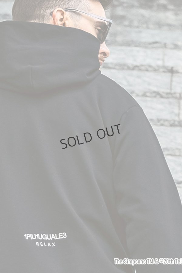 画像6: {SOLD}1piu1uguale3 RELAX ウノピゥウノウグァーレトレ リラックス /The Simpsons/バート・シンプソン/フーディー{-BES} (6)