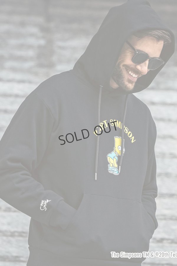 画像10: {SOLD}1piu1uguale3 RELAX ウノピゥウノウグァーレトレ リラックス /The Simpsons/バート・シンプソン/フーディー{-BES} (10)