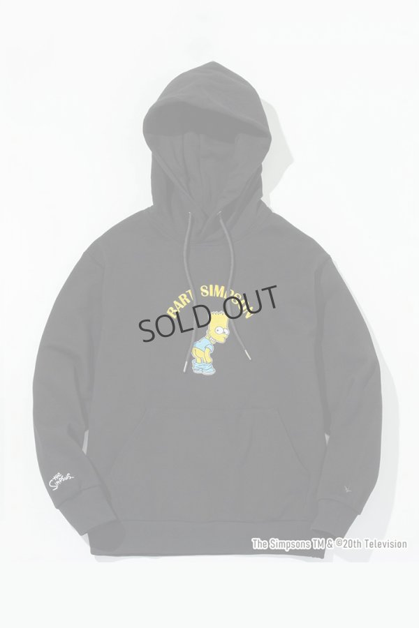 画像18: {SOLD}1piu1uguale3 RELAX ウノピゥウノウグァーレトレ リラックス /The Simpsons/バート・シンプソン/フーディー{-BES} (18)