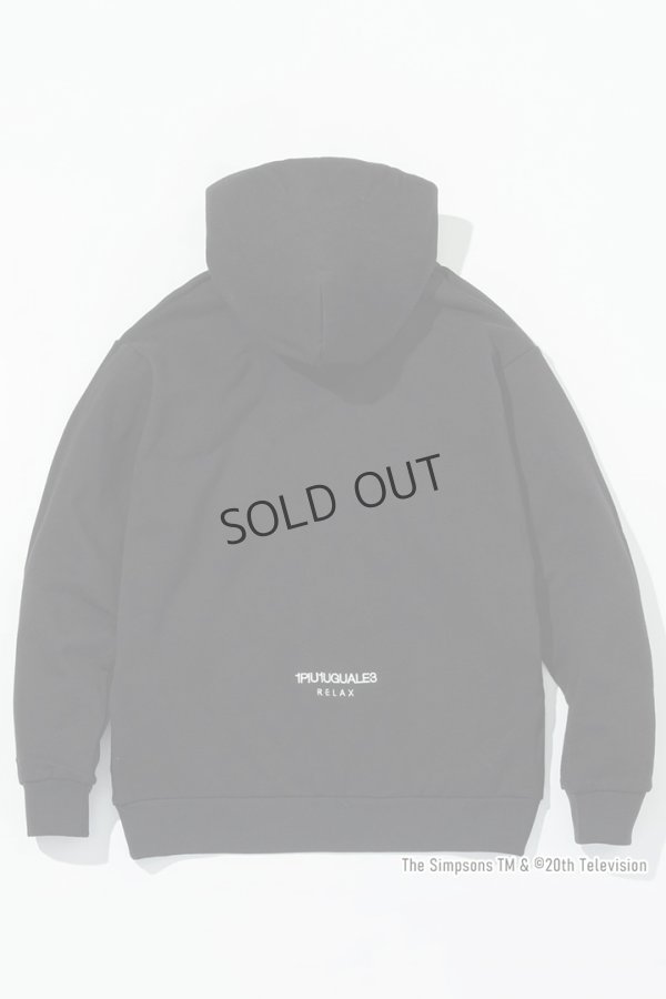 画像19: {SOLD}1piu1uguale3 RELAX ウノピゥウノウグァーレトレ リラックス /The Simpsons/バート・シンプソン/フーディー{-BES} (19)