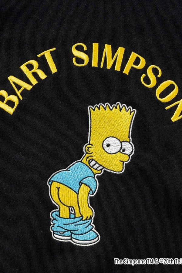 画像22: 1piu1uguale3 RELAX ウノピゥウノウグァーレトレ リラックス /The Simpsons/バート・シンプソン/フーディー{-BES} (22)