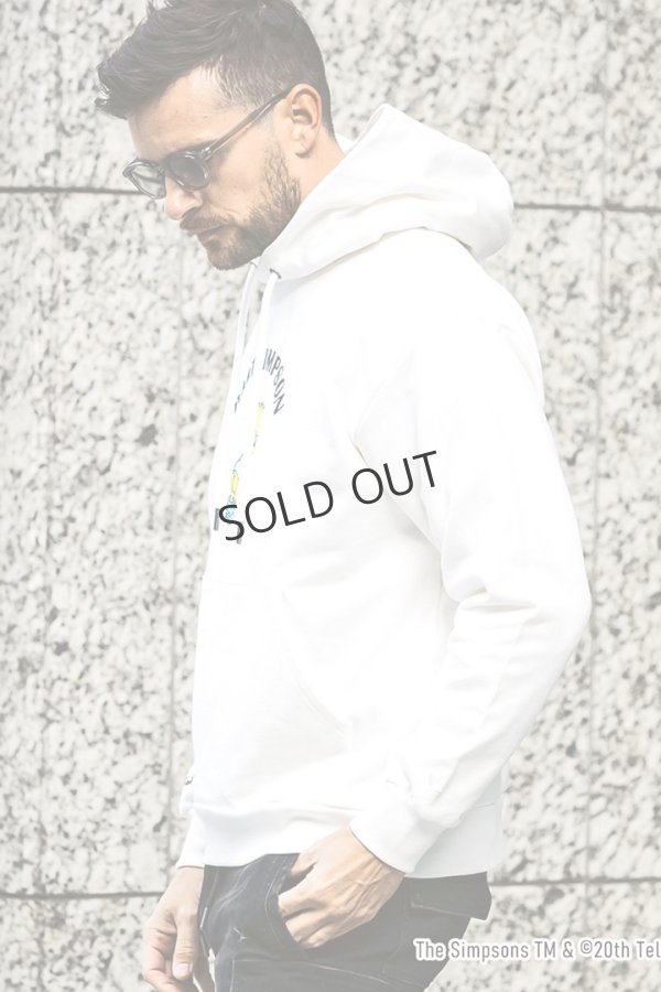 画像2: 1piu1uguale3 RELAX ウノピゥウノウグァーレトレ リラックス /The Simpsons/バート・シンプソン/フーディー{-BES} (2)