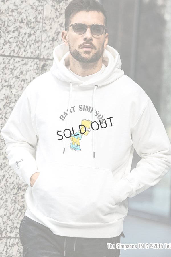 画像5: 1piu1uguale3 RELAX ウノピゥウノウグァーレトレ リラックス /The Simpsons/バート・シンプソン/フーディー{-BES} (5)