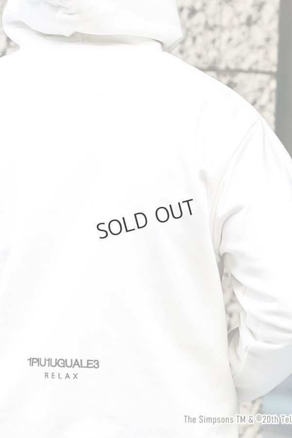 画像7: 1piu1uguale3 RELAX ウノピゥウノウグァーレトレ リラックス /The Simpsons/バート・シンプソン/フーディー{-BES} (7)