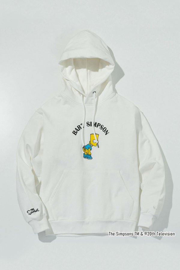 画像10: 1piu1uguale3 RELAX ウノピゥウノウグァーレトレ リラックス /The Simpsons/バート・シンプソン/フーディー{-BES} (10)
