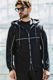 画像1: 【 30%OFF セール22,000円→15,400円】 1piu1uguale3 RELAX ウノピゥウノウグァーレトレ リラックス パイピングフーディー{-BES} (1)