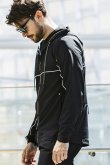 画像2: 【 30%OFF セール22,000円→15,400円】 1piu1uguale3 RELAX ウノピゥウノウグァーレトレ リラックス パイピングフーディー{-BES} (2)