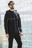 画像5: 【 30%OFF セール22,000円→15,400円】 1piu1uguale3 RELAX ウノピゥウノウグァーレトレ リラックス パイピングフーディー{-BES} (5)