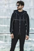 画像7: 【 30%OFF セール22,000円→15,400円】 1piu1uguale3 RELAX ウノピゥウノウグァーレトレ リラックス パイピングフーディー{-BES} (7)