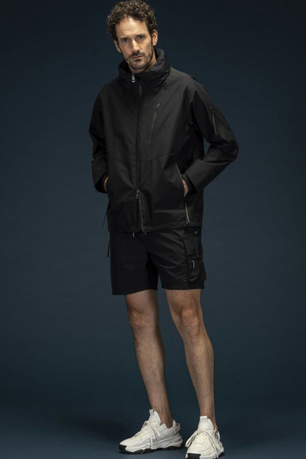 画像8: 【 30%OFF セール37,950円→26,565円】 1piu1uguale3 RELAX ウノピゥウノウグァーレトレ リラックス × +phenix トラックジャケット WINDSTOPPER プロダクト by GORE-TEX LABS /ウィンドストッパー/ゴアテックス{-BES} (8)