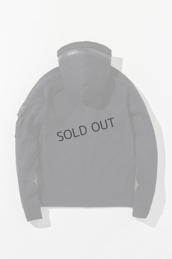 画像8: {SOLD}1piu1uguale3 RELAX ウノピゥウノウグァーレトレ リラックス ビッグファスナーカーゴポケットスウェットパーカー{-BEA} (8)