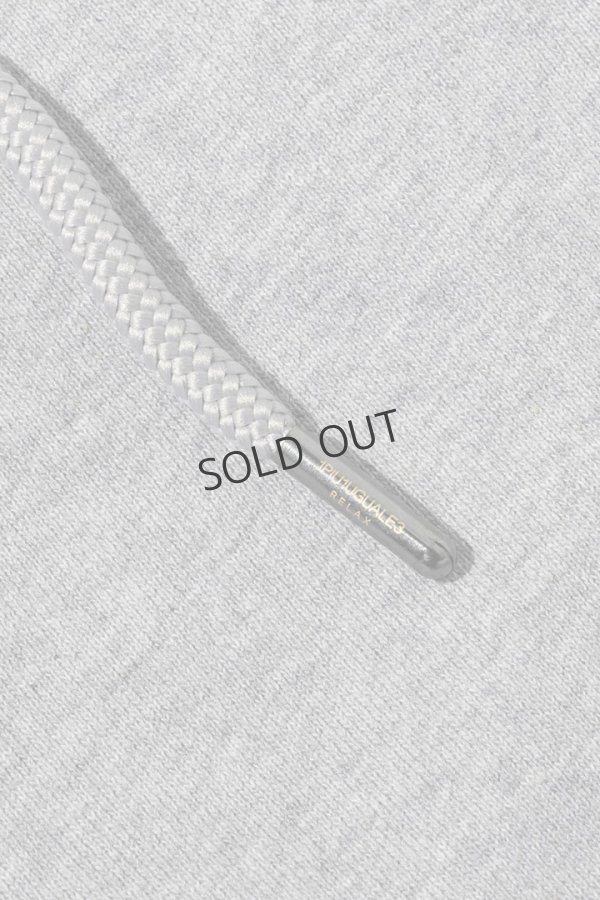 画像19: {SOLD}1piu1uguale3 RELAX ウノピゥウノウグァーレトレ リラックス ビッグファスナーカーゴポケットスウェットパーカー{-BEA} (19)