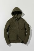 画像10: 【 10%OFF セール24,200円→21,780円】 1piu1uguale3 RELAX ウノピゥウノウグァーレトレ リラックス ビッグファスナーカーゴポケットスウェットパーカー{-BEA} (10)