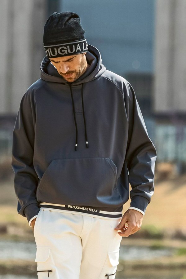 画像8: 【 20%OFF セール24,200円→19,360円】 1piu1uguale3 RELAX ウノピゥウノウグァーレトレ リラックス ウィンドプルーフスノーフーディー / スノーボード / スノーウェア{-BEA} (8)