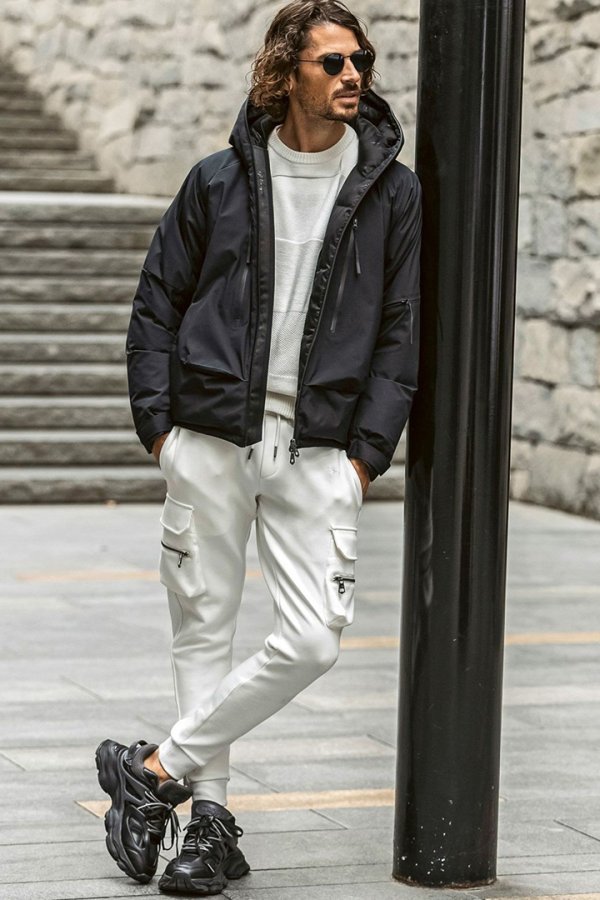 画像12: 1piu1uguale3 RELAX ウノピゥウノウグァーレトレ リラックス × +phenix ダウンパーカー WINDSTOPPER プロダクト by GORE-TEX LABS /ウィンドストッパー/ゴアテックス{-BEA} (12)