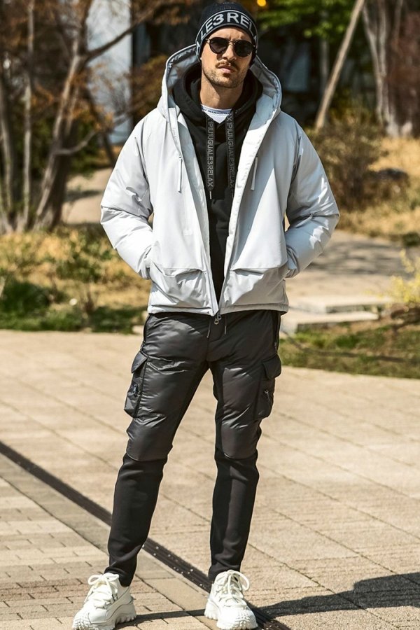 画像11: 1piu1uguale3 RELAX ウノピゥウノウグァーレトレ リラックス × +phenix ダウンパーカー WINDSTOPPER プロダクト by GORE-TEX LABS /ウィンドストッパー/ゴアテックス{-BEA} (11)