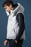 画像2: 1piu1uguale3 RELAX ウノピゥウノウグァーレトレ リラックス × +phenix スタンドネックダウンベスト WINDSTOPPER プロダクト by GORE-TEX LABS /ウィンドストッパー/ゴアテックス{-BEA} (2)