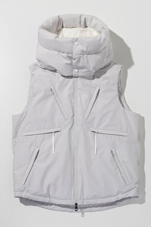 画像14: 1piu1uguale3 RELAX ウノピゥウノウグァーレトレ リラックス × +phenix スタンドネックダウンベスト WINDSTOPPER プロダクト by GORE-TEX LABS /ウィンドストッパー/ゴアテックス{-BEA} (14)