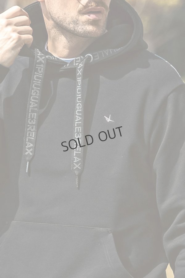 画像6: {SOLD}1piu1uguale3 RELAX ウノピゥウノウグァーレトレ リラックス パイピングロゴワイドスピンドルフーディー{-BEA} (6)