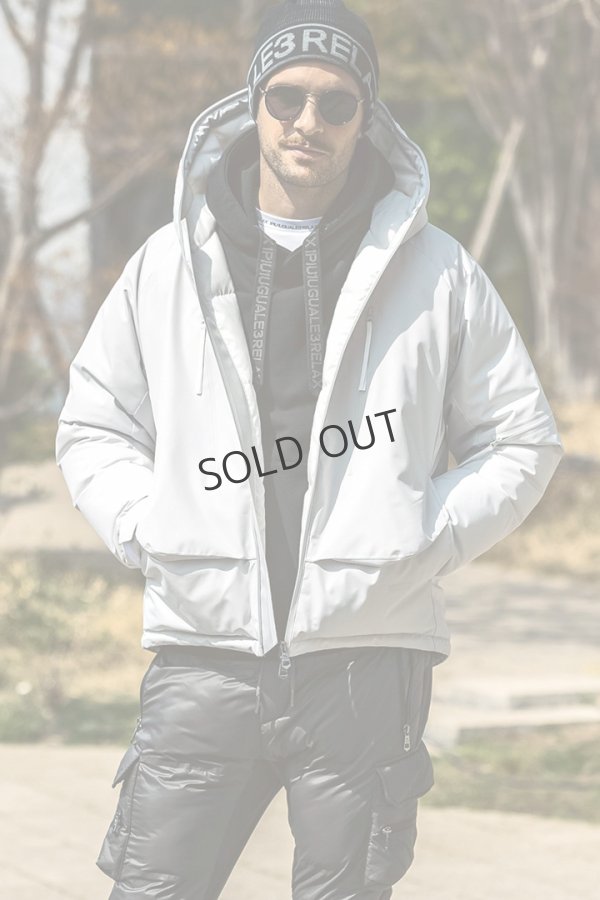 画像10: {SOLD}1piu1uguale3 RELAX ウノピゥウノウグァーレトレ リラックス パイピングロゴワイドスピンドルフーディー{-BEA} (10)