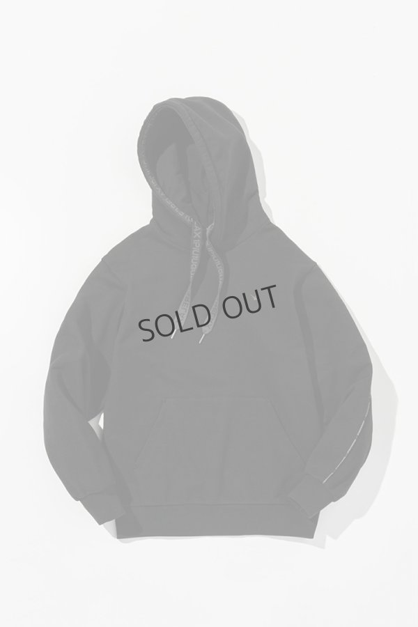 画像12: {SOLD}1piu1uguale3 RELAX ウノピゥウノウグァーレトレ リラックス パイピングロゴワイドスピンドルフーディー{-BEA} (12)