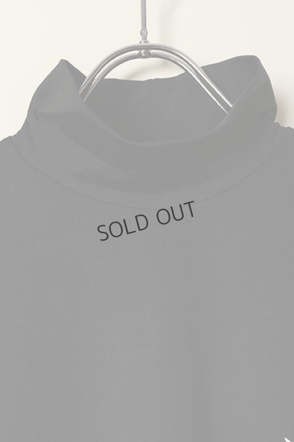 画像2: {SOLD}1piu1uguale3 RELAX ウノピゥウノウグァーレトレ リラックス 総柄モックネックコンプレッションインナー{-BCS} (2)