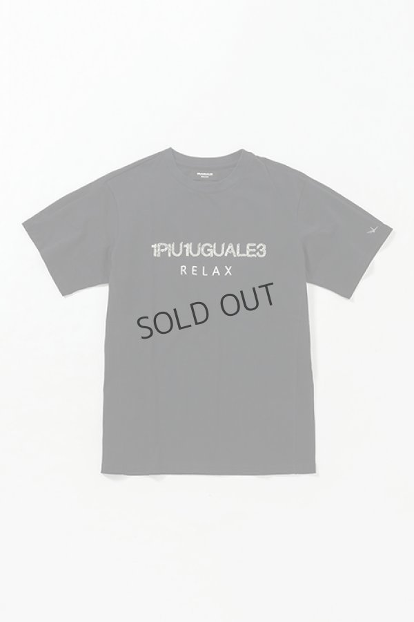 画像4: {SOLD}1piu1uguale3 RELAX ウノピゥウノウグァーレトレ リラックス ビーズロゴ半袖Tシャツ{-BDS} (4)