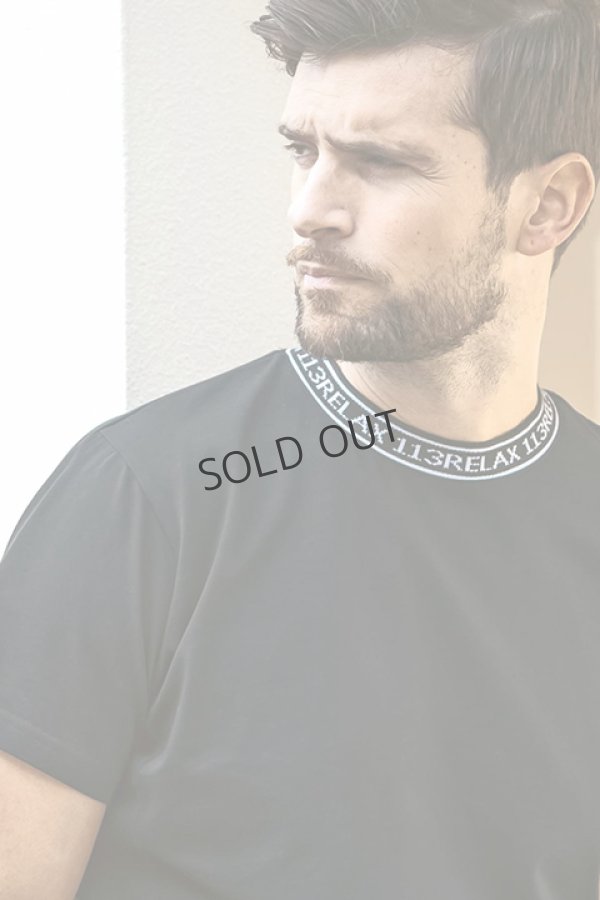 画像4: {SOLD}1piu1uguale3 RELAX ウノピゥウノウグァーレトレ リラックス ネックロゴ半袖Tシャツ{-BDA} (4)