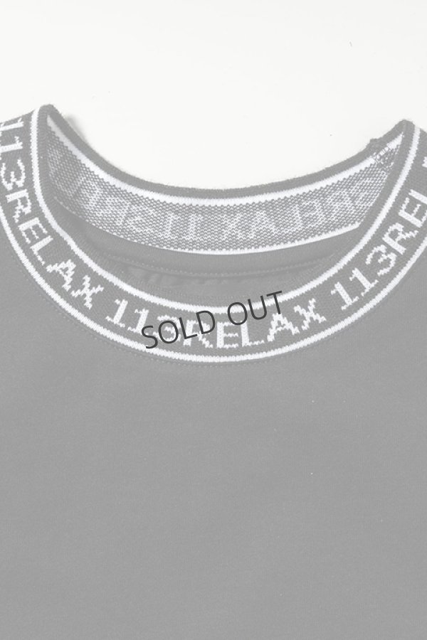 画像8: {SOLD}1piu1uguale3 RELAX ウノピゥウノウグァーレトレ リラックス ネックロゴ半袖Tシャツ{-BDA} (8)