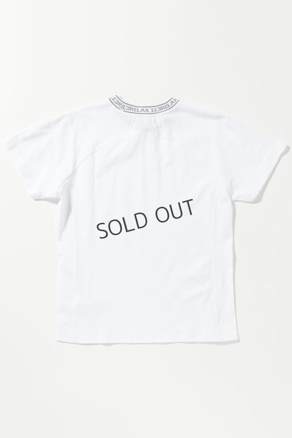 画像6: {SOLD}1piu1uguale3 RELAX ウノピゥウノウグァーレトレ リラックス ネックロゴ半袖Tシャツ{-BDA} (6)