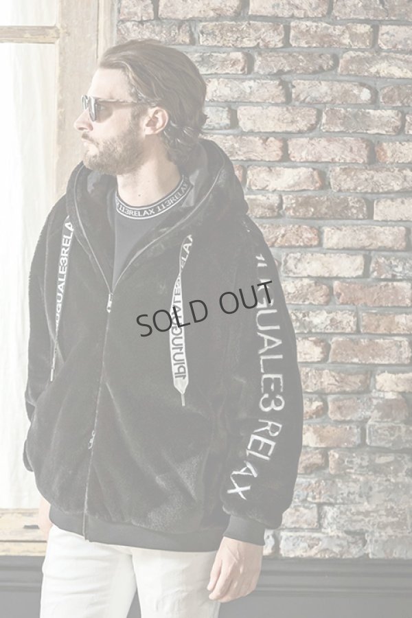 画像4: {SOLD}1piu1uguale3 RELAX ウノピゥウノウグァーレトレ リラックス ネックロゴロングTシャツ{-BDA} (4)