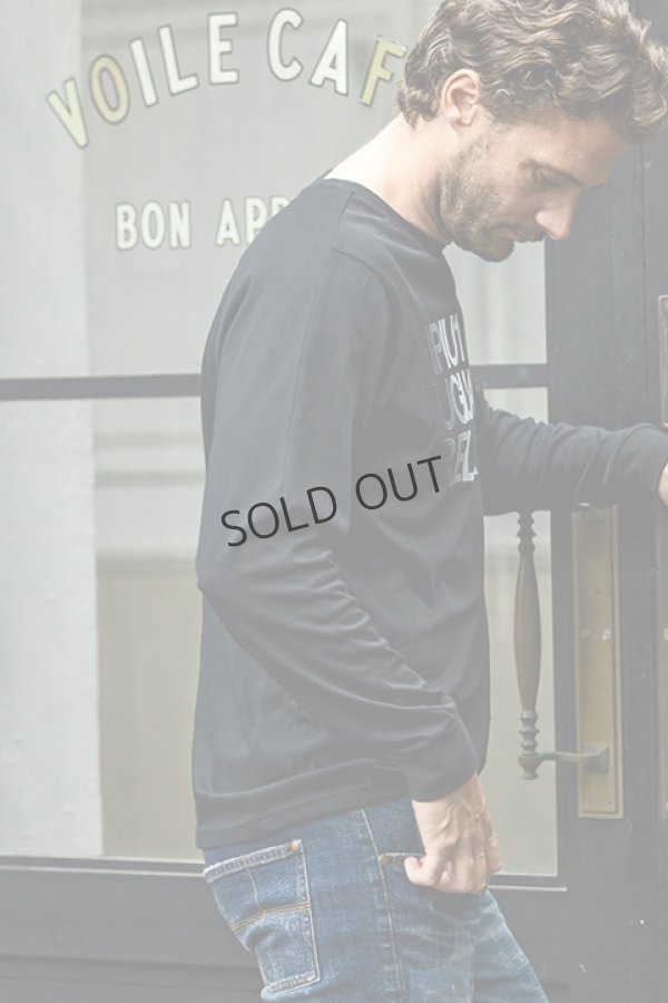 画像4: {SOLD}1piu1uguale3 RELAX ウノピゥウノウグァーレトレ リラックス グラデーションフロッキーロゴロングTシャツ{-BDA} (4)