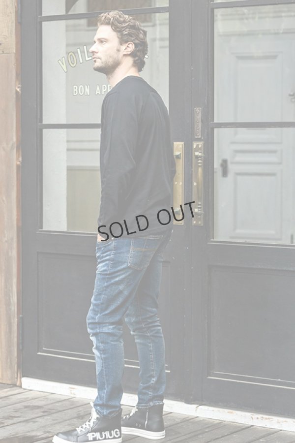 画像6: {SOLD}1piu1uguale3 RELAX ウノピゥウノウグァーレトレ リラックス グラデーションフロッキーロゴロングTシャツ{-BDA} (6)