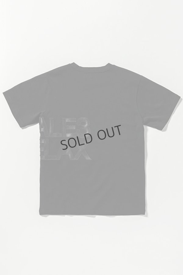 画像8: {SOLD}1piu1uguale3 RELAX ウノピゥウノウグァーレトレ リラックス フェイクレザーロゴ半袖Tシャツ{-BDA} (8)