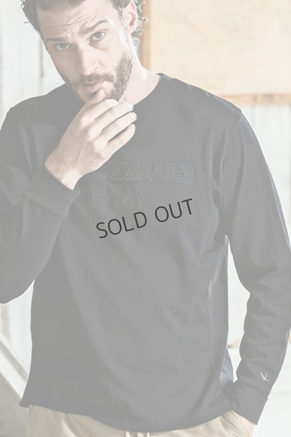 画像4: {SOLD}1piu1uguale3 RELAX ウノピゥウノウグァーレトレ リラックス カットオフロゴロングTシャツ{-BDA} (4)