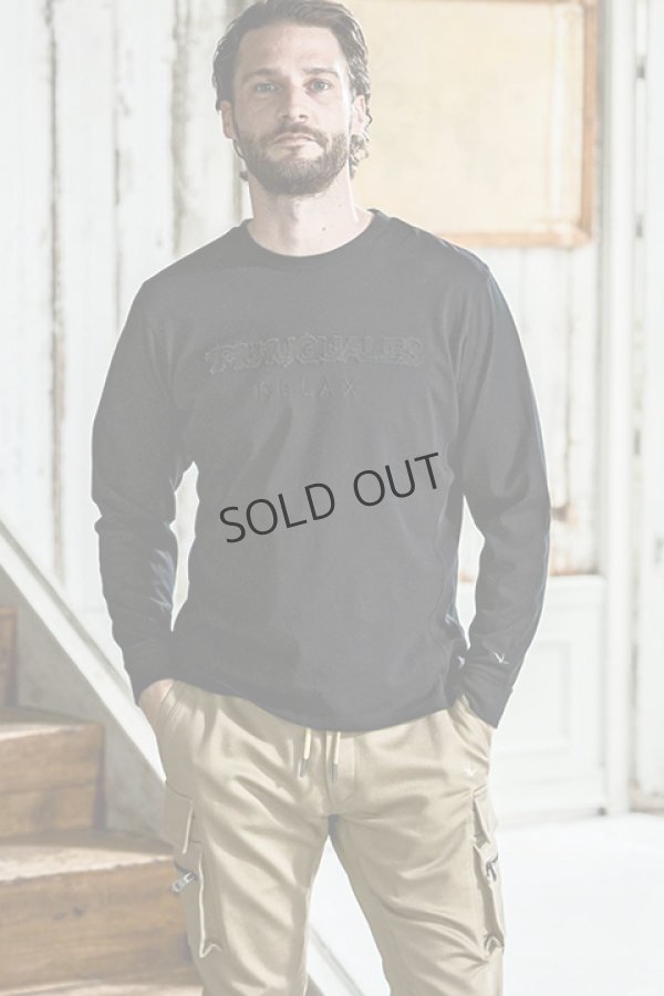 画像5: {SOLD}1piu1uguale3 RELAX ウノピゥウノウグァーレトレ リラックス カットオフロゴロングTシャツ{-BDA} (5)