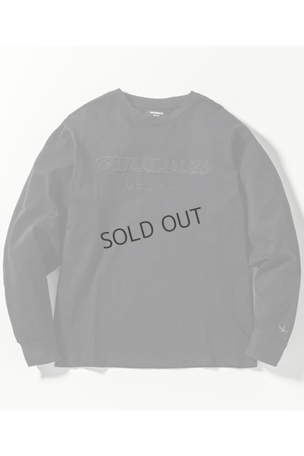 画像6: {SOLD}1piu1uguale3 RELAX ウノピゥウノウグァーレトレ リラックス カットオフロゴロングTシャツ{-BDA} (6)