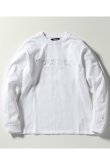 画像8: 【 30%OFF セール7,920円→5,544円】 1piu1uguale3 RELAX ウノピゥウノウグァーレトレ リラックス カットオフロゴロングTシャツ{-BDA} (8)